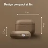 Étui Accezz Echt Leren pour les Apple AirPods Pro 3 - Taupe Voir les images du produit 7