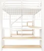 Flieks Etagenbett 140x200cm mit Schreibtisch und Produktbild-Vorschau 11