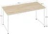 A desk with dimensions shown, against a white background. Podgląd zdjęcia produktu