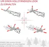 Kerstboom, dennenboom, 390 takken, groen, diameter 55 cm, Productafbeelding-voorbeeld 5