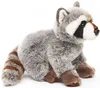 A plush raccoon toy sitting on a white background. Podgląd zdjęcia produktu