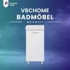 VBChome Badunterschrank 40x85x22 cm Weiß Stehend mit Produktbild-Vorschau 2