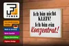 Holzschild Spruch 18x12cm bin nicht klein bin Konzentrat Produktbild-Vorschau 4