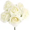 com-four® 10x Boeket tak - Decoratieve bloemtak met witte Productafbeelding-voorbeeld 8