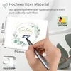 50 Tischkarten 'Schön, dass du da bist', Greenery Efeu Produktbild-Vorschau 3