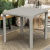 Table de bar d'extérieur en poly rotin 80x80 Grand Soleil Voir les images du produit 6