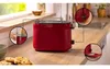 Grille-pain 2 fentes 950w rouge - Bosch - TAT2M124 - Voir les images du produit 2