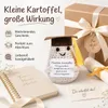 Positive Kartoffel mit Abschlussmütze – kleines Produktbild-Vorschau 6