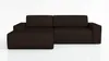 Ecksofa TOTI mit Schlaffunktion. Farbe: Dunkelbraun 26. Produktbild-Vorschau 6
