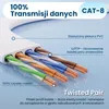 Extralink Cat.8 U/FTP 0,5 m 40 Gb/s Płaski patchcord LAN Podgląd zdjęcia produktu 7