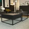 Table basse ELEGANT 2-en-1 avec tiroir et espace de Voir les images du produit 1