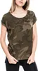 Urban Classics Ladies - Long Shaped Tee oliv camo - S Produktbild-Vorschau 2