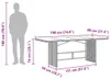 VidaXL 365304, Čierna, 800 mm, 1900 mm, 740 mm Náhľad obrázku produktu 8