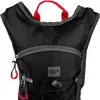 Close-up view of the top portion of a black backpack. Anteprima dell’immagine prodotto
