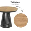 Table à manger ronde et extensible CAVO avec piètement en Voir les images du produit 3