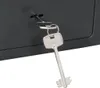 vidaXL Safe Box mit Schloss Dunkelgrau 23 x 17 x 17 cm Produktbild-Vorschau 5