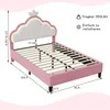 CDGlobal Polsterbett 90x200cm mit Lattenrost, Kinderbett Produktbild-Vorschau 4