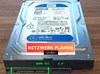 A close-up, slightly angled view of a Western Digital 3.5" 500GB hard drive, with a prominent orange and red overlay banner that reads "NETZWERK PLANEN GMBH". Náhled obrázku produktu