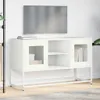 TV-Schrank Weiß 100,5x39x60,5 cm Stahl, TV-Schränke Produktbild-Vorschau 4