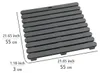 WENKO Sprchová rohož Mod. Indoor & Outdoor Grey 55 x 55 cm, Náhled obrázku produktu 4