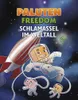 Cartoon characters in space suits with a rocket and a small planet. Anteprima dell’immagine prodotto