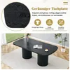 STILVORA Eettafel, ovaal, keukentafel met een kolomvoet met Productafbeelding-voorbeeld 4