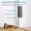 Navaris Wandmontierte Kratzbretter Katze - Set von 2 - Grau Produktbild-Vorschau 4