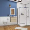 Waschtisch mit Unterschrank 60cm Alast Badmöbel Set Eiche Produktbild-Vorschau 5