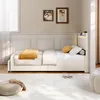 Letto imbottito Fortuna Lai 90x200cm con testiera e 2 Anteprima dell’immagine prodotto 2