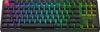 A top-down view of a black mechanical keyboard with RGB backlighting. Produktbild-Vorschau