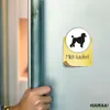 Huuraa Magnet Pudel Silhouette 59mm Kühlschrankmagnet rund Produktbild-Vorschau 2