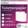 Satino Toilettenpapier 071340 Prestige 3lg hw 250Blatt 8 Produktbild-Vorschau 4