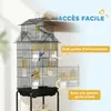 PawHut Cage à oiseaux sur pied, volière sur roulettes avec Voir les images du produit 6