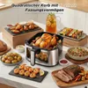 Heißluftfritteuse 10 Liter XXL, 11in1 mit LED-Display, Produktbild-Vorschau 7