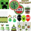 Party Deko Set Minecraft Geburtstagsdeko Kindergeburtstag Produktbild-Vorschau 1