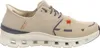 A side view of a beige Skechers sneaker against a white background. Anteprima dell’immagine prodotto