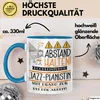 Jazz-Pianistin Tasse Geschenk Lustig Abstand Halten Produktbild-Vorschau 3