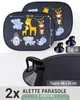 2x HECKBO Tendine parasole auto per bambini con motivo Anteprima dell’immagine prodotto 2