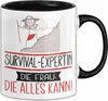 Survival-Expertin Geschenk Tasse Becher Die Frau Die Allen Produktbild-Vorschau 1