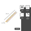PROTEKTOR 37709 40x PVC Anputzleiste 260cm mit Schutzlippe Produktbild-Vorschau 2