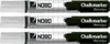 nobo křídový popisovač s mokrým stíráním bílý 3 popisovače Náhled obrázku produktu 1