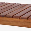Close-up view of a wooden bench or slatted surface. Anteprima dell’immagine prodotto