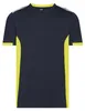 DASSY T Shirt TAMPICO neon Gr. 3XL  blau/gelb Produktbild-Vorschau 4