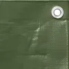 A close-up of a green tarp with a grommet. Produktbild-Vorschau