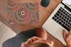 MuchoWow® Mauspad Mousepad Muster - Mandala - Australien Produktbild-Vorschau 4