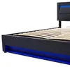 Letto imbottito 140x200 cm con spazio contenitore, Anteprima dell’immagine prodotto 15