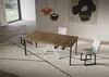 Ausziehbare Konsole 90x40/196 cm Saki Premium Kleine Produktbild-Vorschau 3