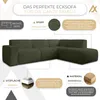 AX LIVING Couch Sofa L Form Didim L Grün – 292 cm, stilvoll Produktbild-Vorschau 5