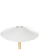 BELIANI Lampa stojąca biały metalowy klosz jasnobrązowy Podgląd zdjęcia produktu 5