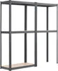 Juskys zestaw 2 półek do przechowywania Easy 2X 160x80x40cm Podgląd zdjęcia produktu 17